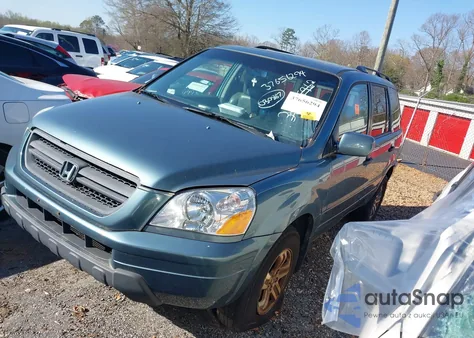 2005 Honda Pilot Ex-L из США, поврежденный, VIN 5FNYF18535B030867